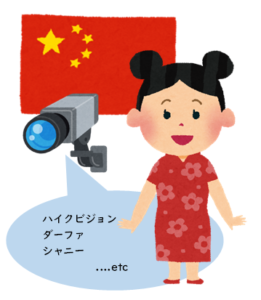 中国の防犯カメラ製品